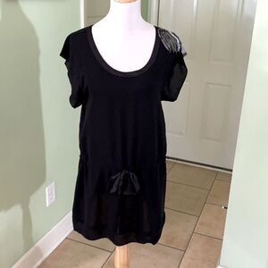 Collective Concepts Embroidered Tunic Top Size L